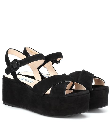 prada sandals high heels|prada platform sandals outlet.